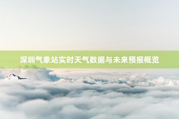 深圳气象站实时天气数据与未来预报概览